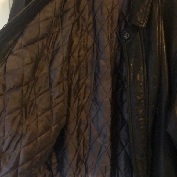 Perry Ellis | Genuine leather jacket XL - Picture 4 of 5